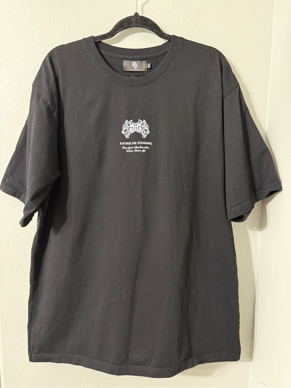 Darc Sport Limited Drop Wolves Graphic Black Men's Tee 3XL Gym Grunge Goth Vibes - Picture 3 of 8